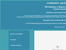 Tablet Screenshot of gurdjieff-danzas.com